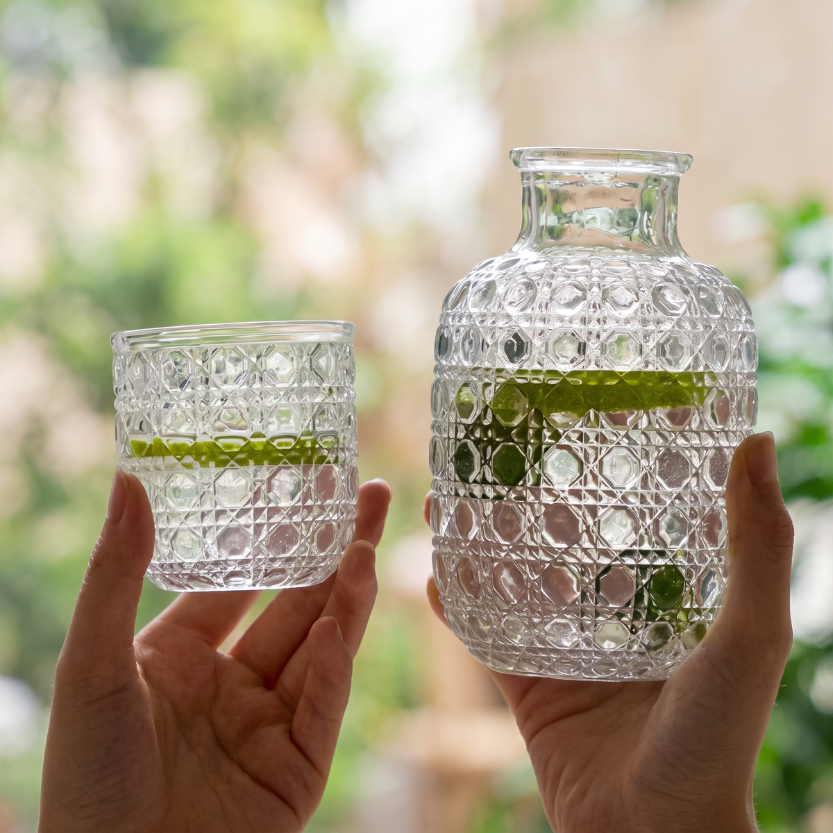 Jarra de Cabecera con Vaso