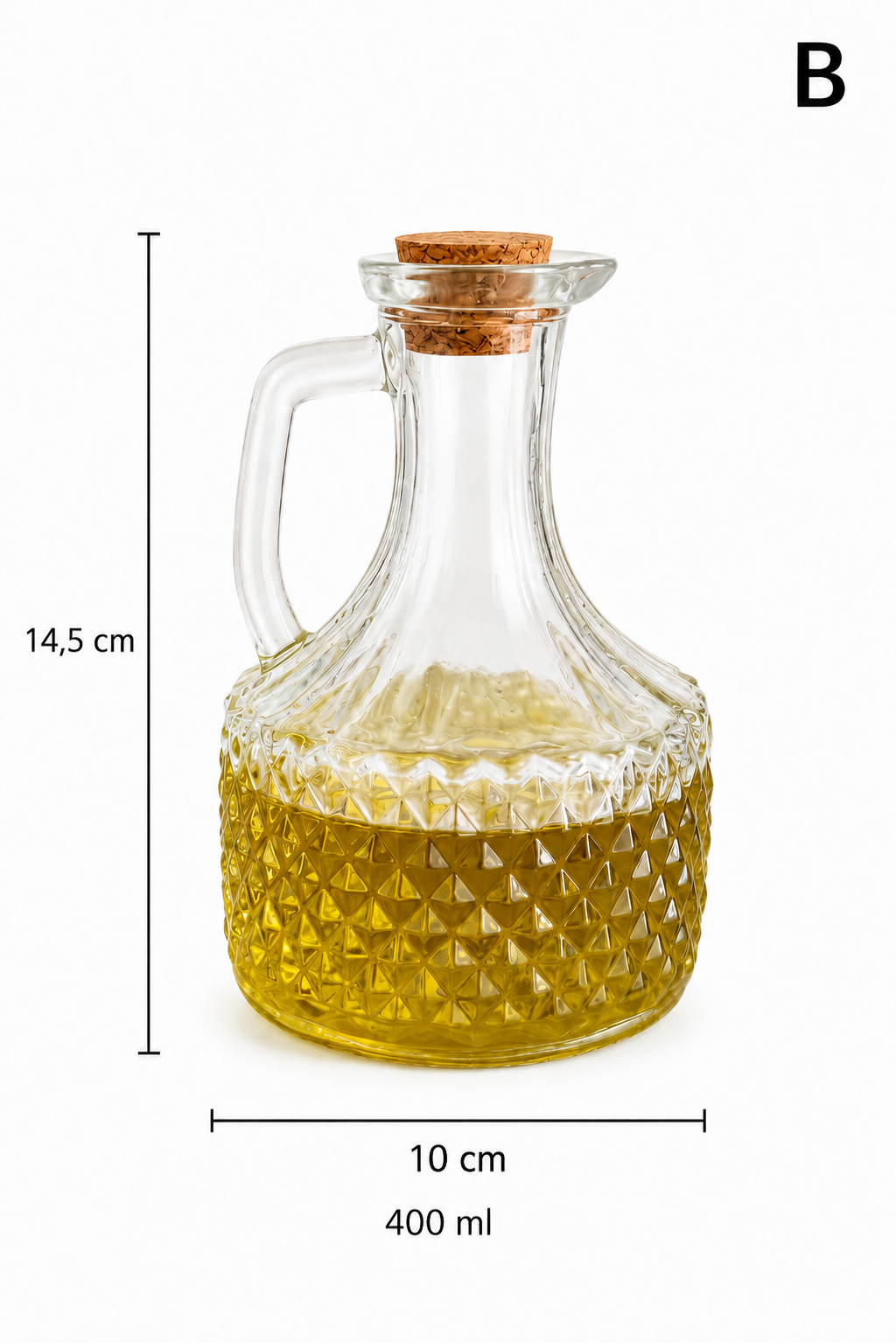 Aceitera de Vidrio Vintage 400 ml | Modelos A y B