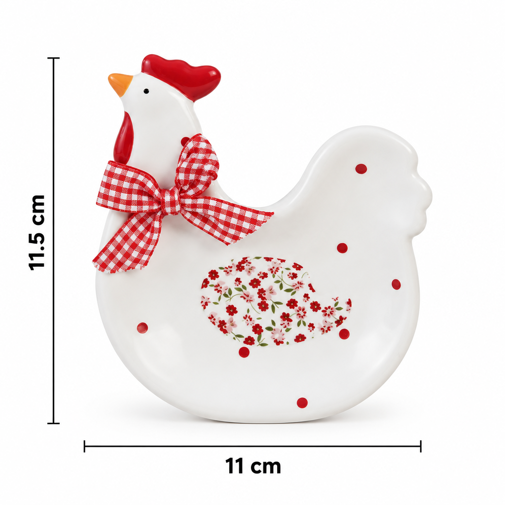 Plato de Cerámica Gallina