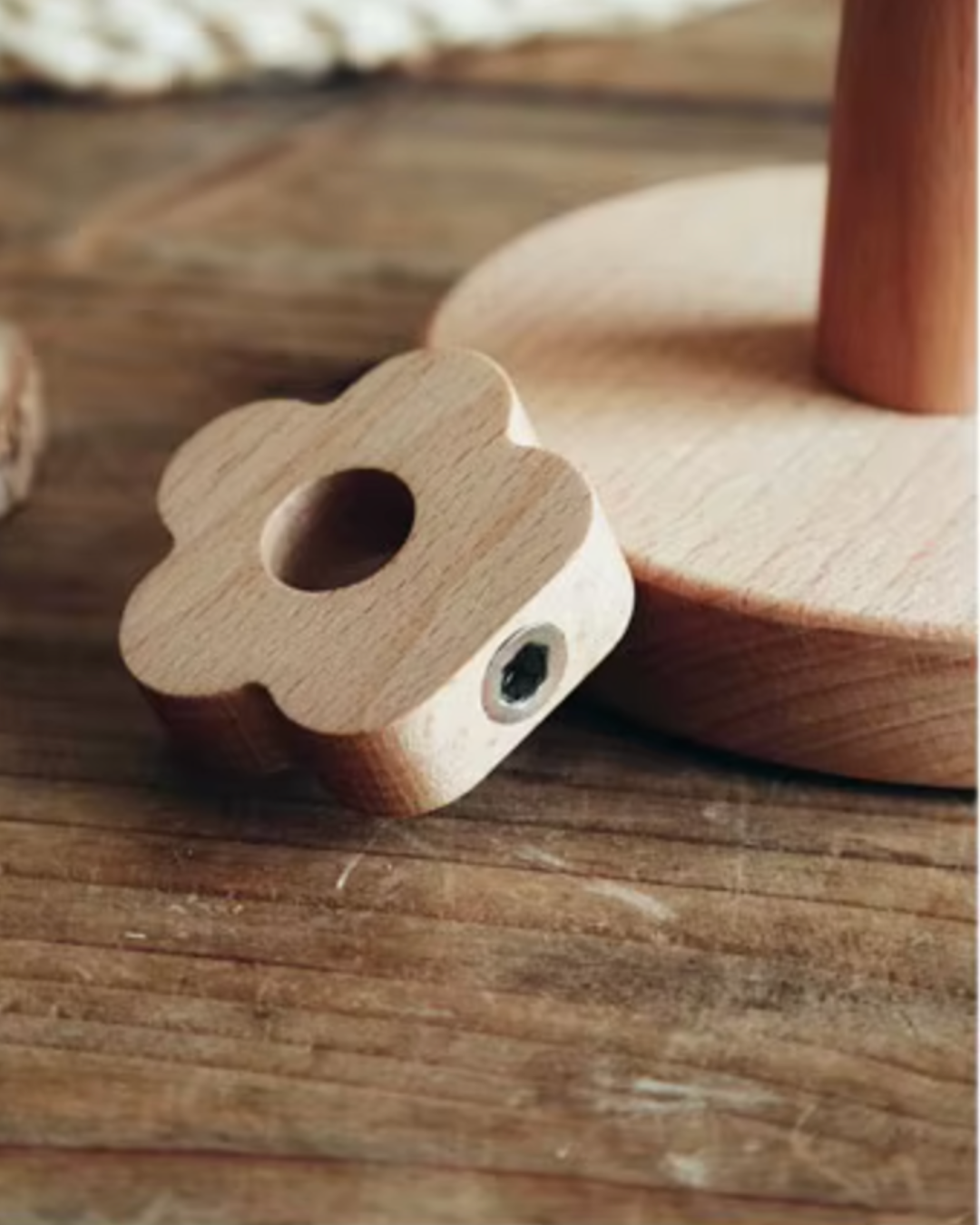 Porta Toalla Nova de Madera ✿