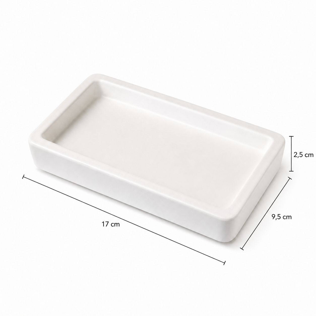 Bandeja de Diatomita Absorbente Blanca