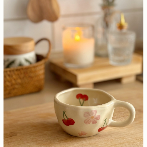 Taza Violeta 🪻 Taza Cereza 🍒