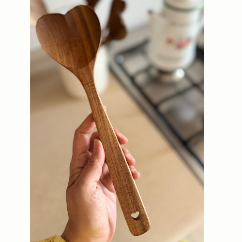 Cuchara de Madera Corazóon Grande