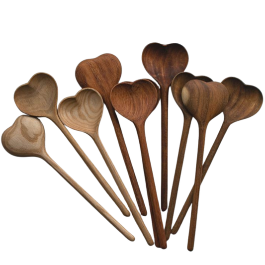 Cuchara Corazon de madera Chica.