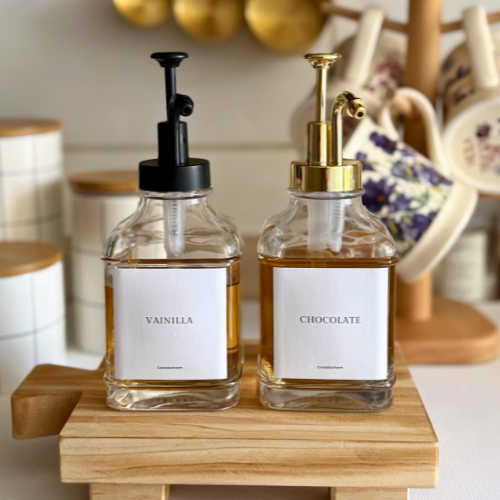 Dispensadores  Syrup de Vidrio 350 ml