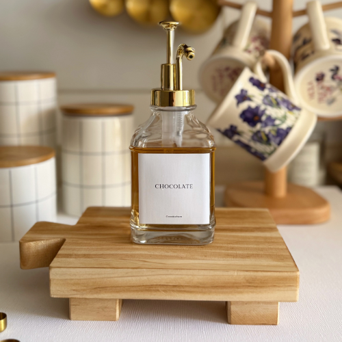 Pedestal de Madera Tabla con Patas.