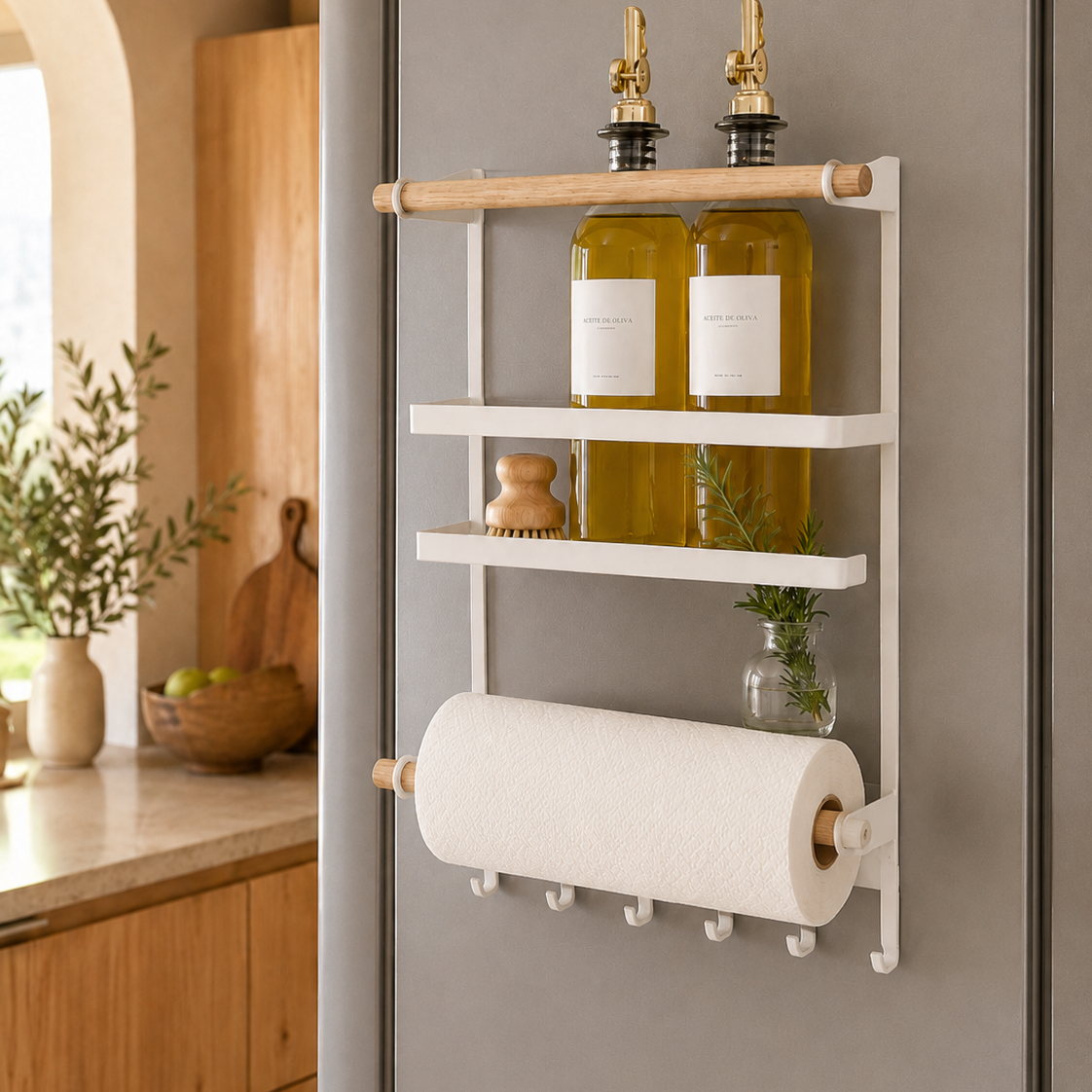 Repisa Magnética Organizadora para Refrigerador