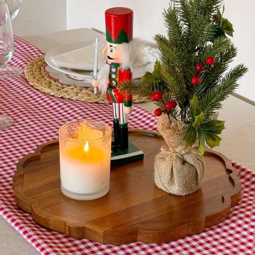 Bandeja de Madera Boho- Aura