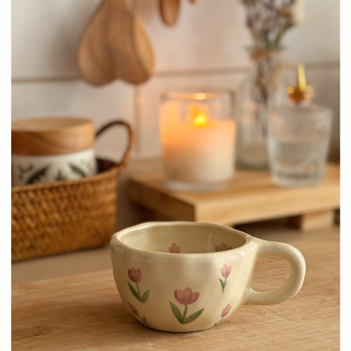 Taza Violeta · Taza Tulipán · Taza Cereza