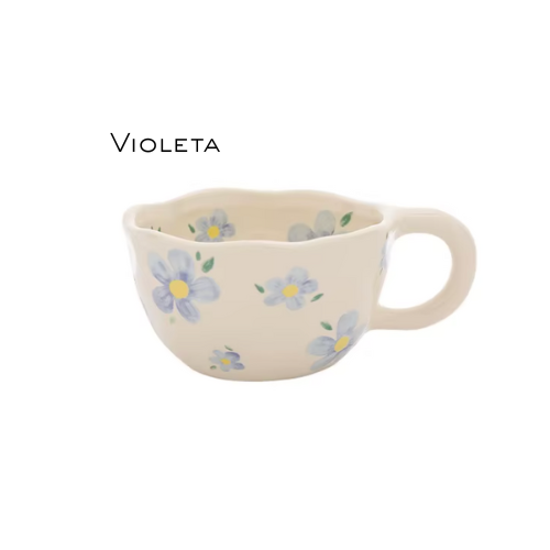 Taza Violeta · Taza Tulipán · Taza Cereza