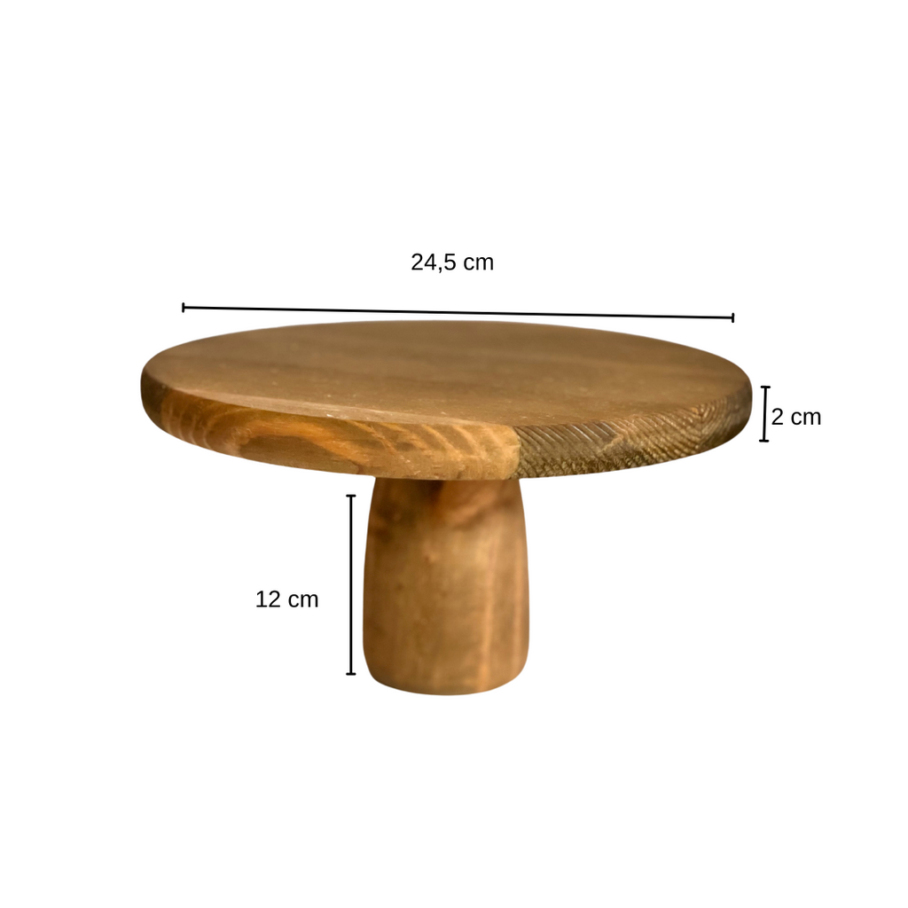 Base para Torta pedestal de madera – Casa Bohem